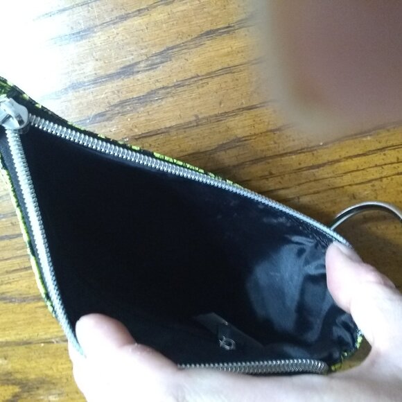 Ring holder, small  wristlet purse ( green) - Picture 4 of 4